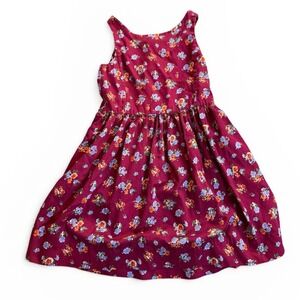 Polo Ralph Lauren Girls Floral Print Cotton‎ Fit and Flare Dress Sz 6
